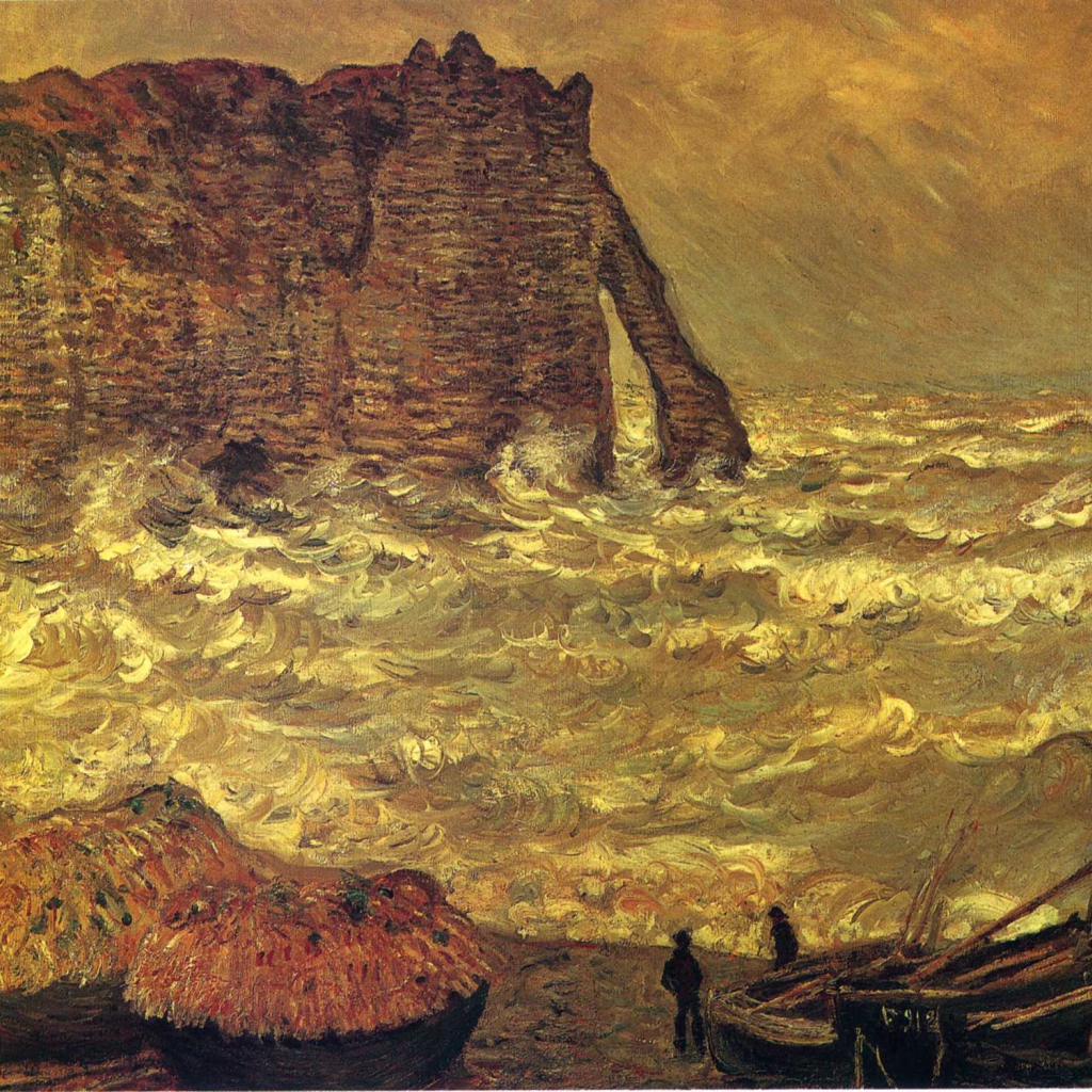 Картина Клода Моне - океан