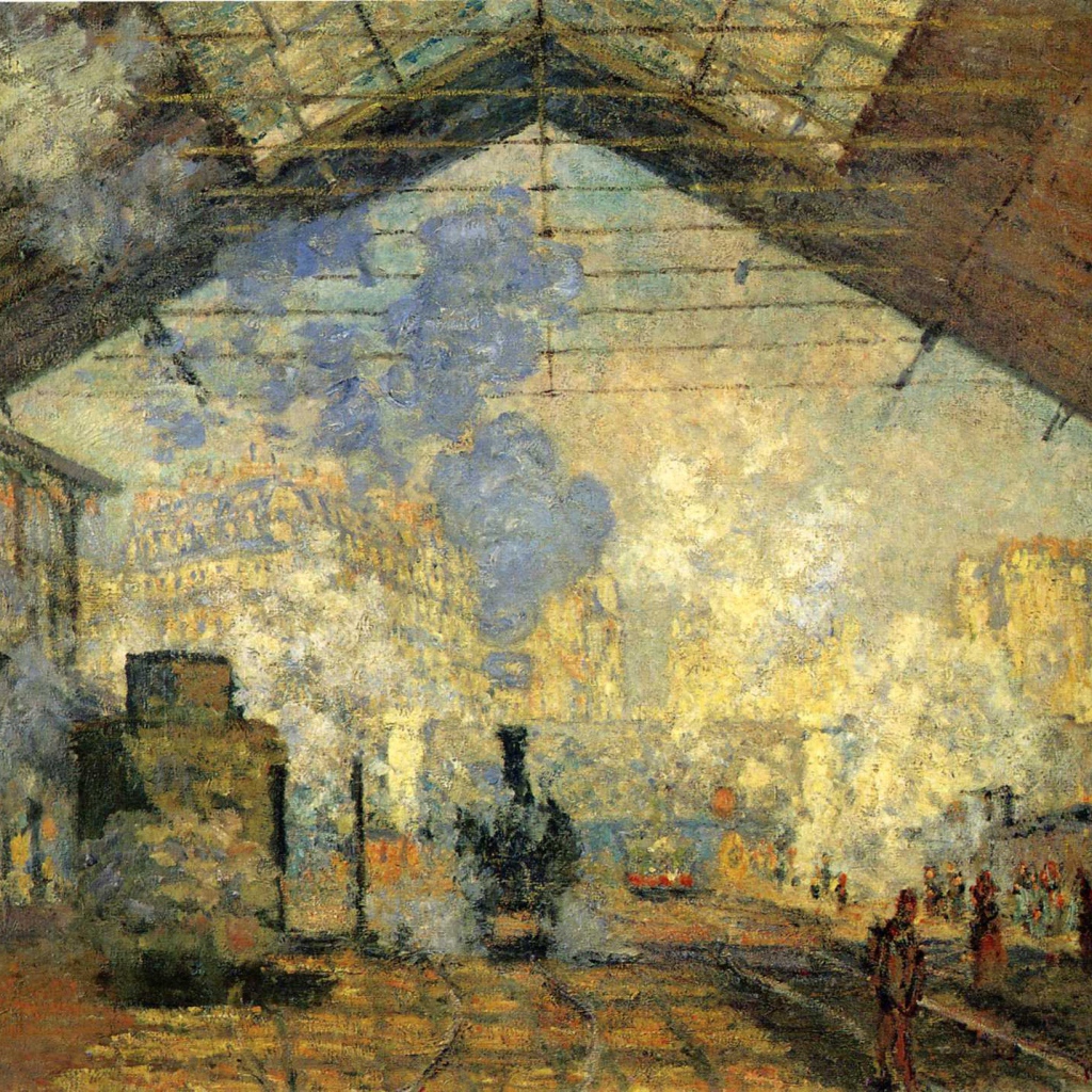 Картина Клода Моне - Железнодорожная станция