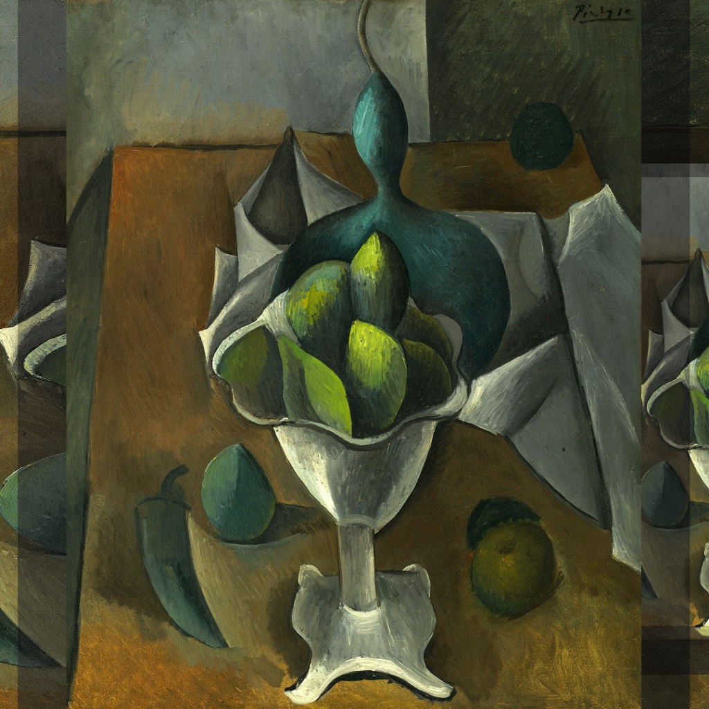 Картина Эдварда Мунка - Блюдо фруктов