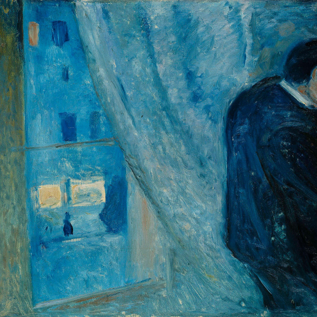 Картина Эдварда Мунка - Любовь