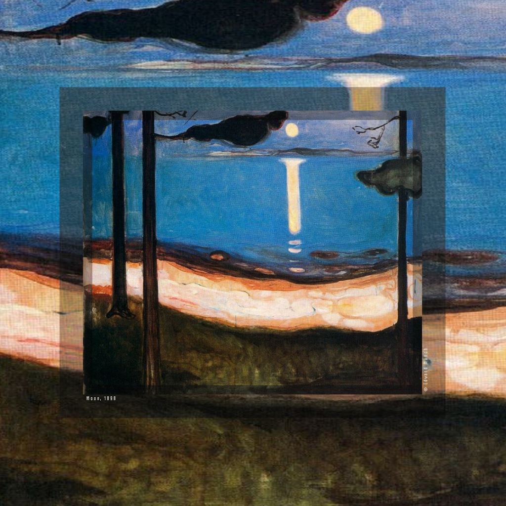 Картина Эдварда Мунка - Луна