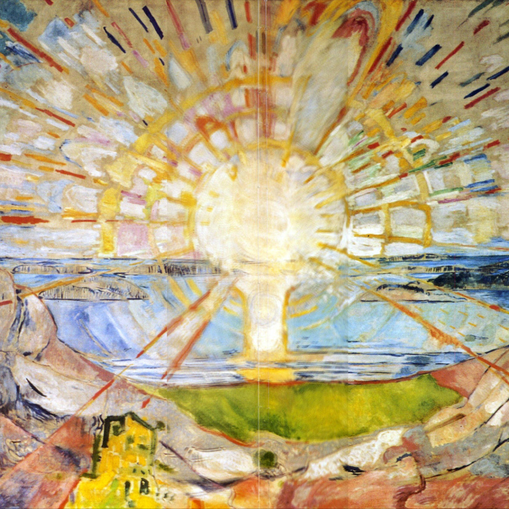 Картина Эдварда Мунка - Восход