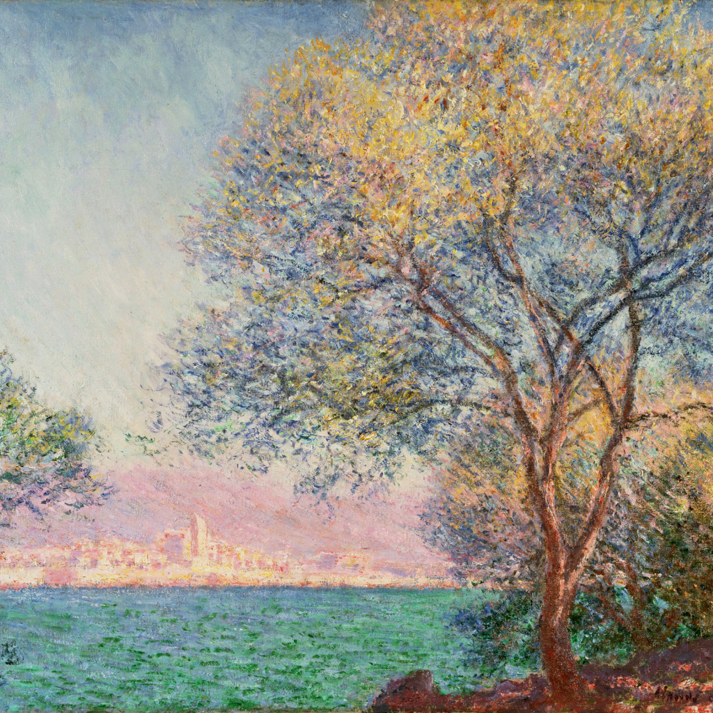 Картина Моне - Антиб утром