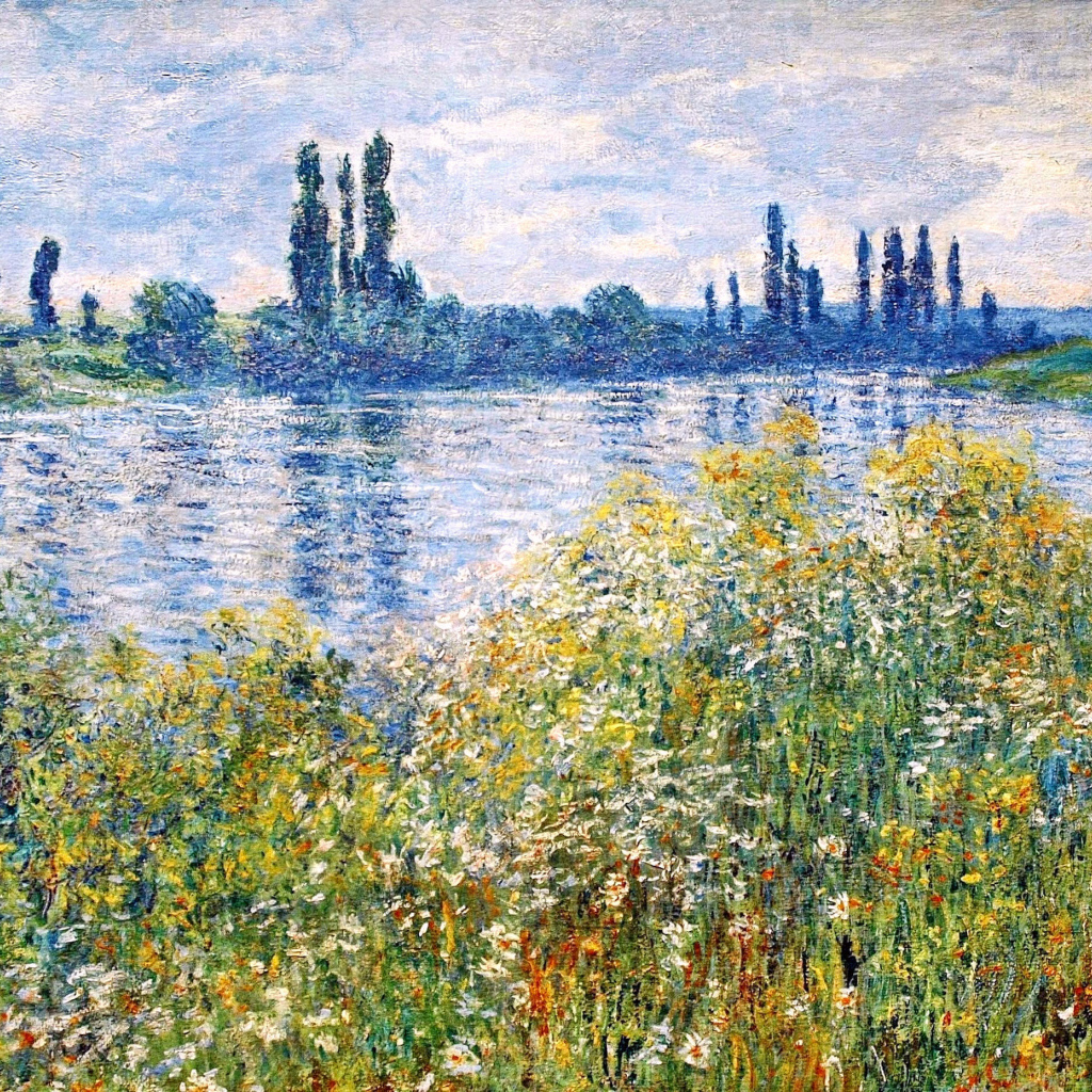 Картина Моне - Цветы