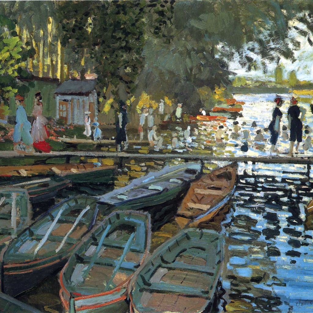 Картина Моне - Порт