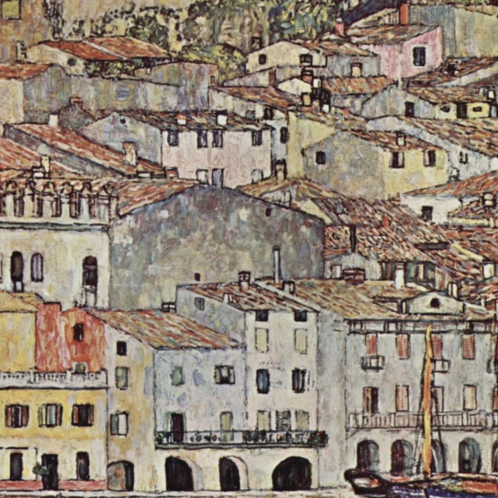 Картина Густава Климта - Город