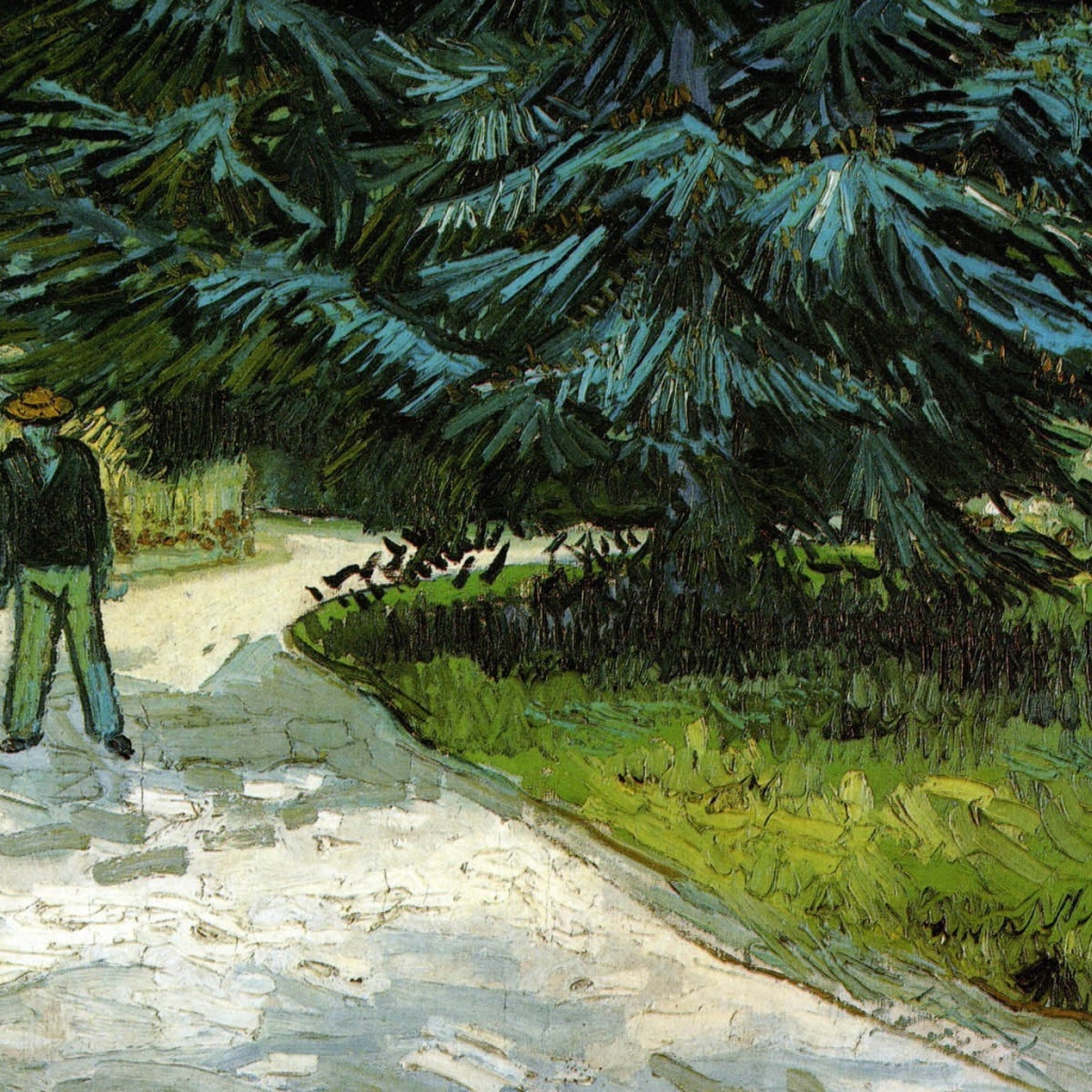 Картина Винсента Ван Гога - огромное дерево