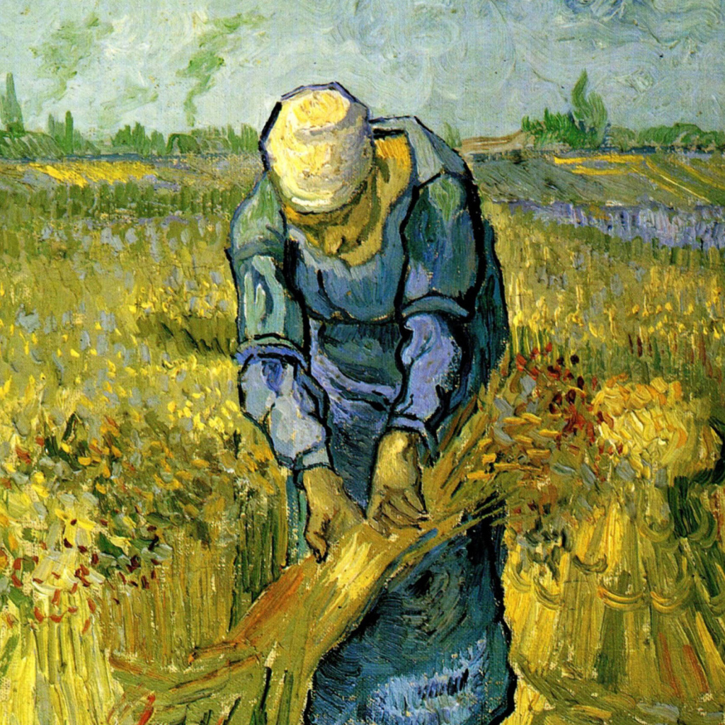 Картина Винсента Ван Гога - Крестьянка