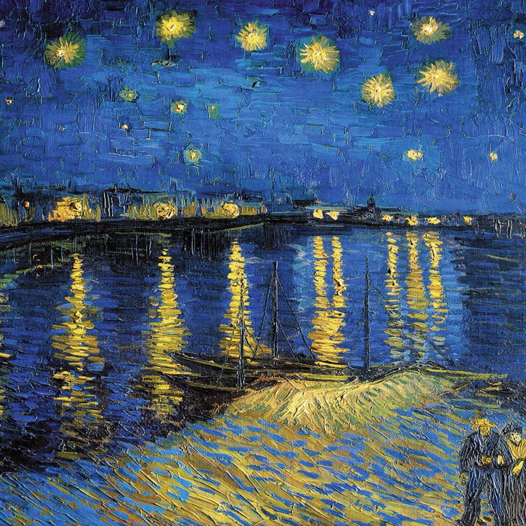 Картина Винсента Ван Гога - Звездная ночь