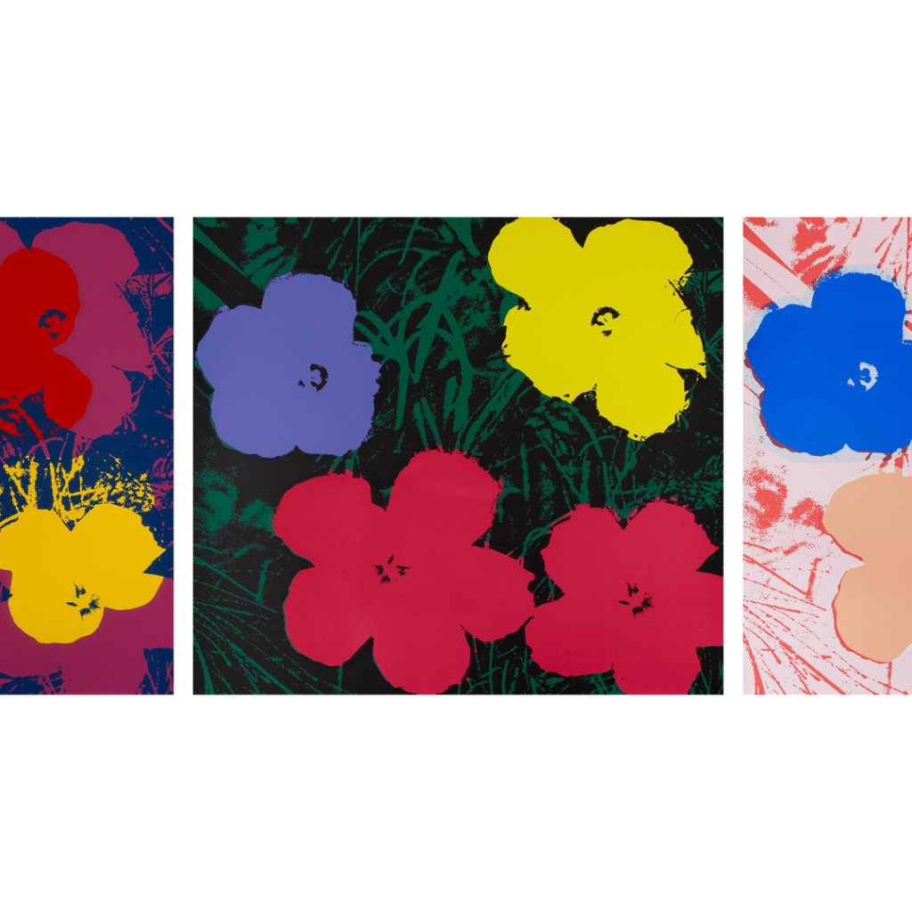 Картина Энди Уорхола Цветы