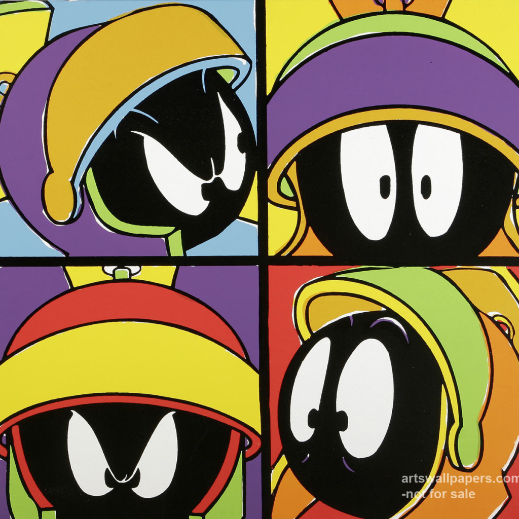 Картина Энди Уорхола мультфильмы