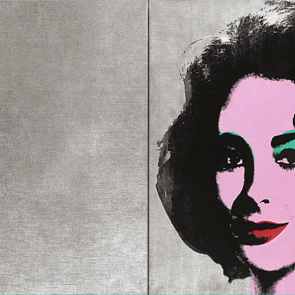 Картина Энди Уорхола красивой женщины
