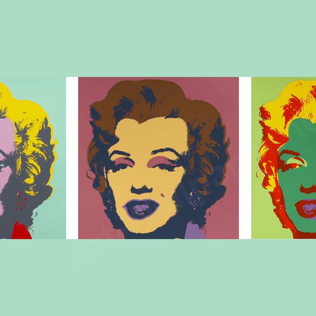 Картина Энди Уорхола три головы