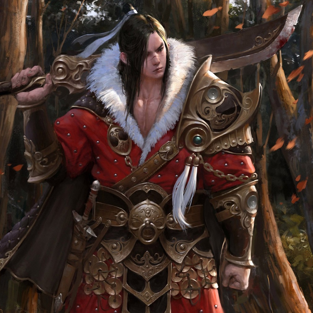 Парень в доспехах