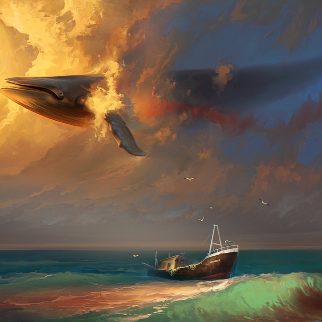 Кит на небе