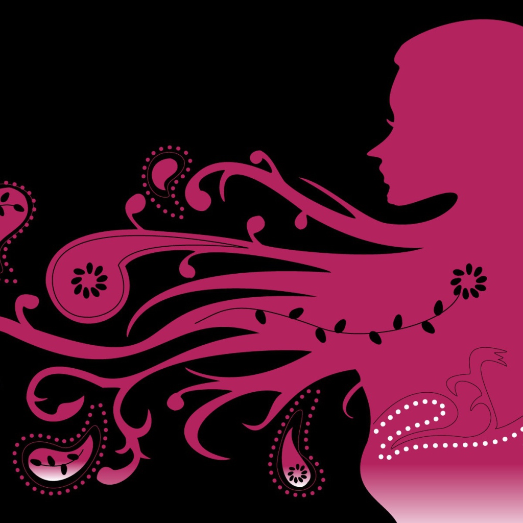 Прекрасная векторная девушка