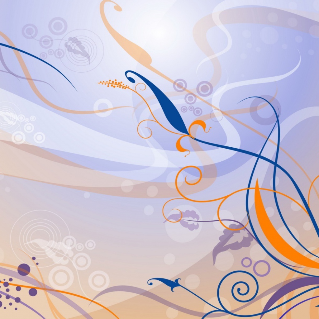 Желто голубой векторный проект