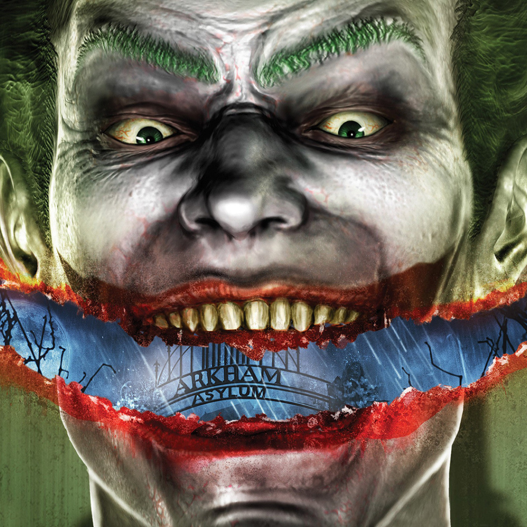 Широкая улыбка Джокера