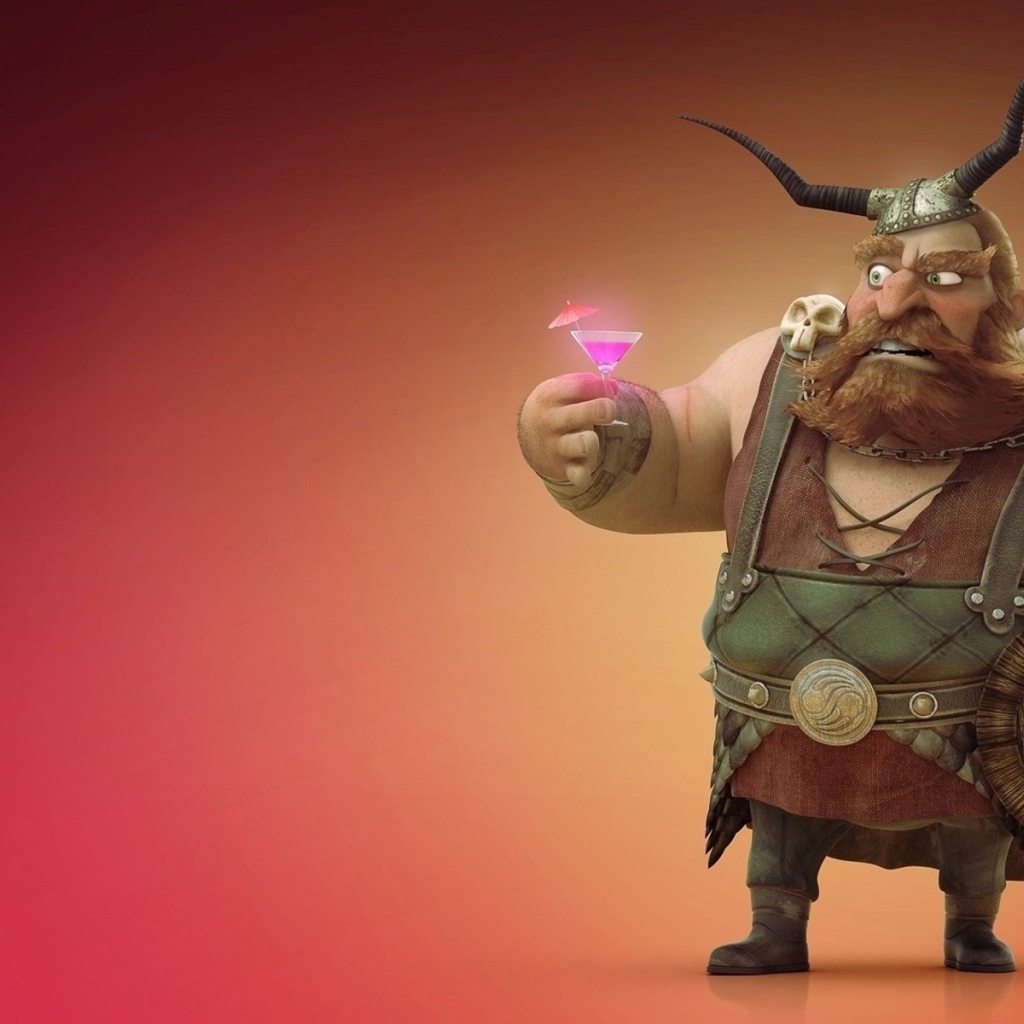 Воин с коктейлем