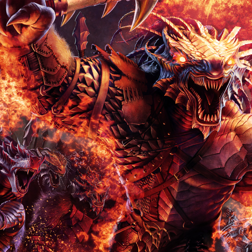 Воин с головой дракона