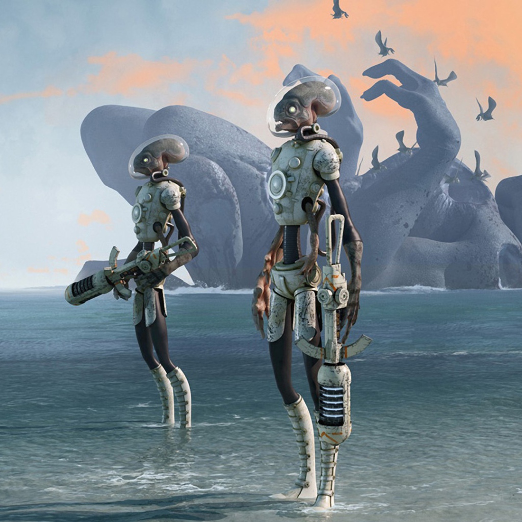 Инопланетяне на пляже