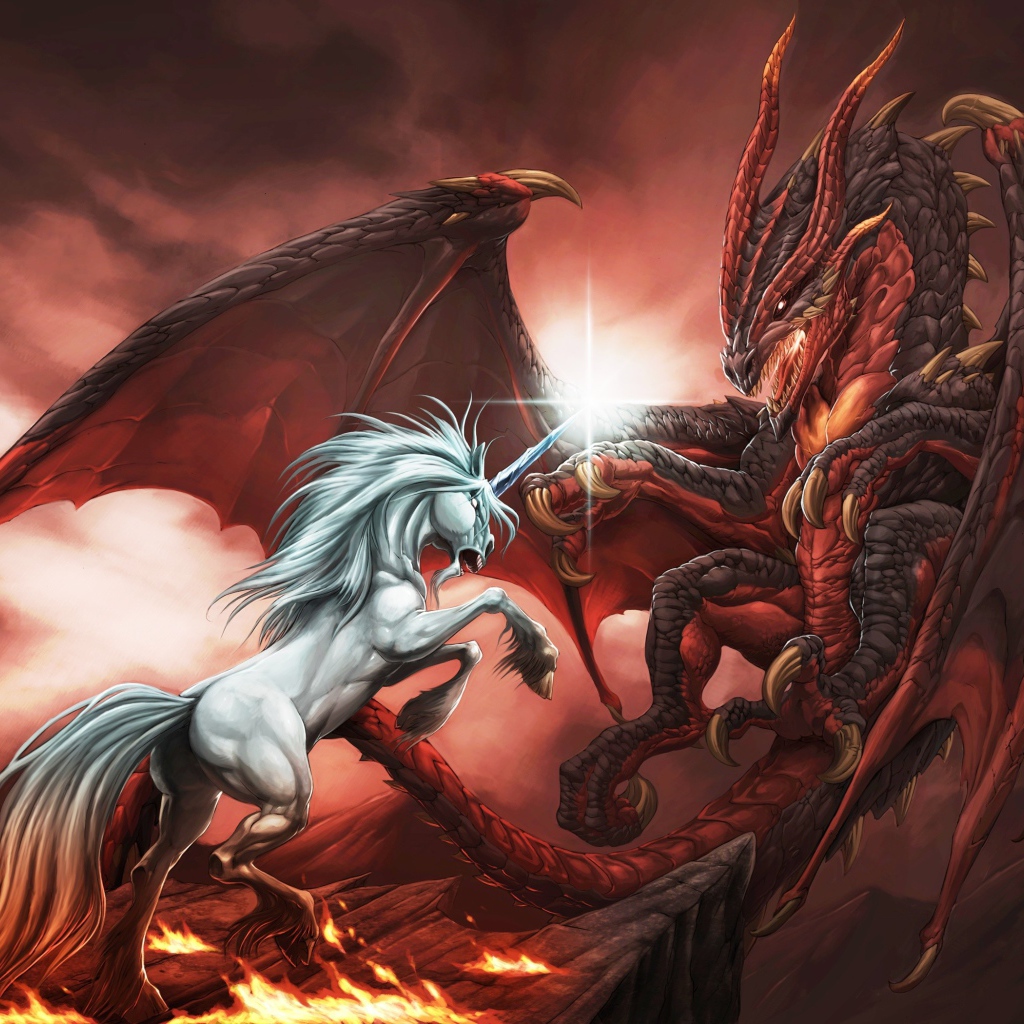 Битва лошади и дракона