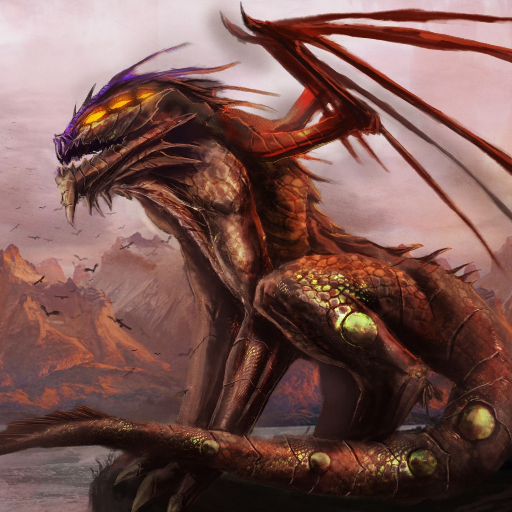 Дракон сидит у моря