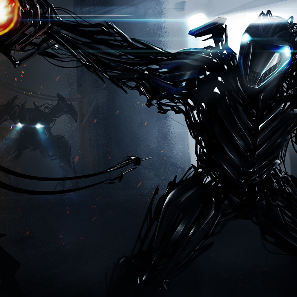 Фантастический монстр в ярости