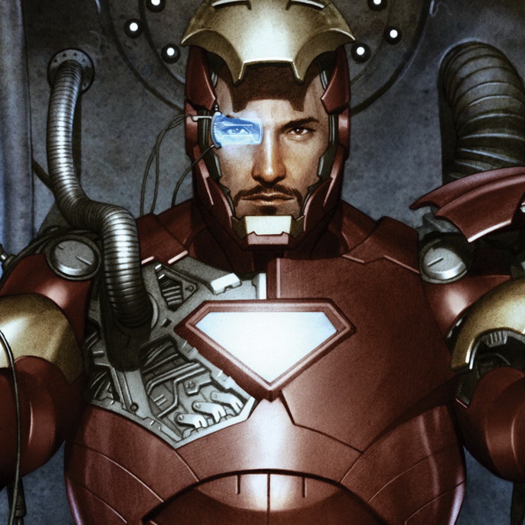 Рисунок Железный человек 