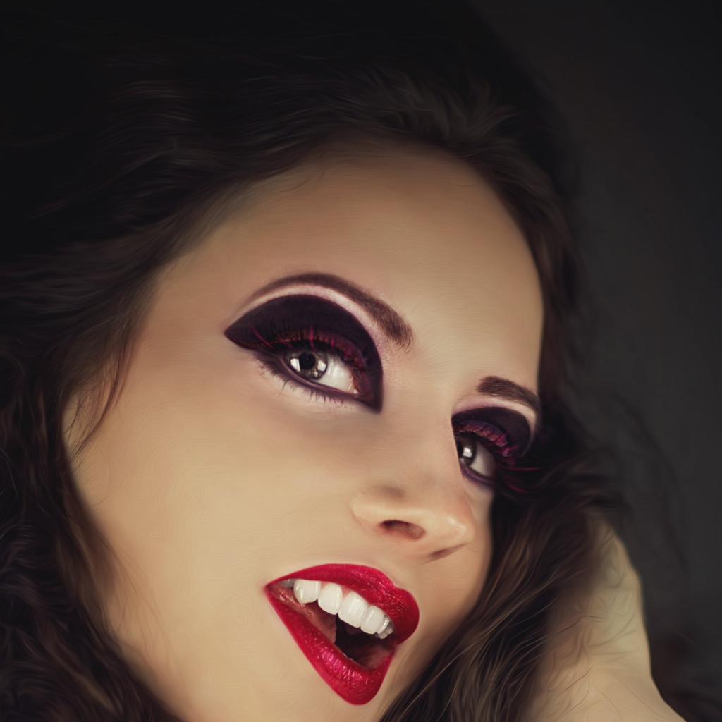 Великолепная девушка вампир