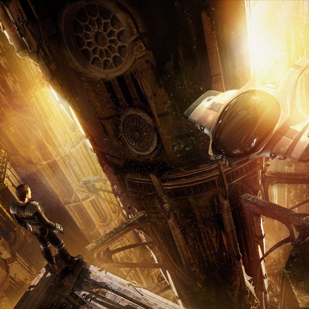 Герой в фантастическом городе