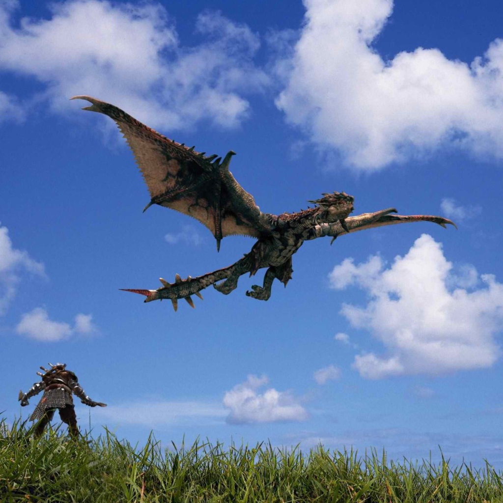 Монстр летит над полем