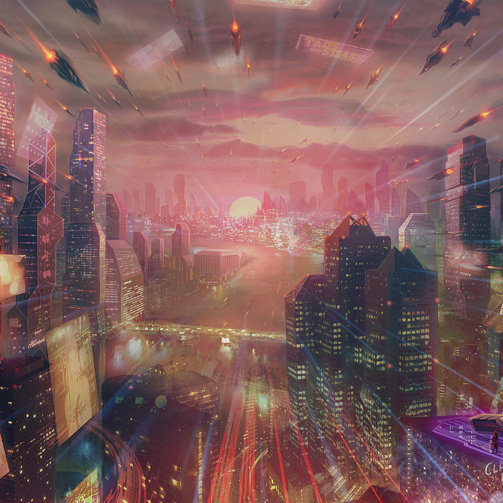 Ракеты летят в город