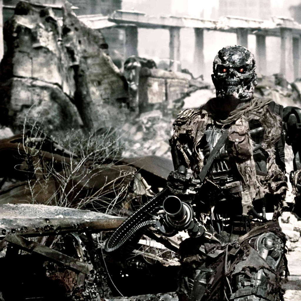 Терминатор среди развалин