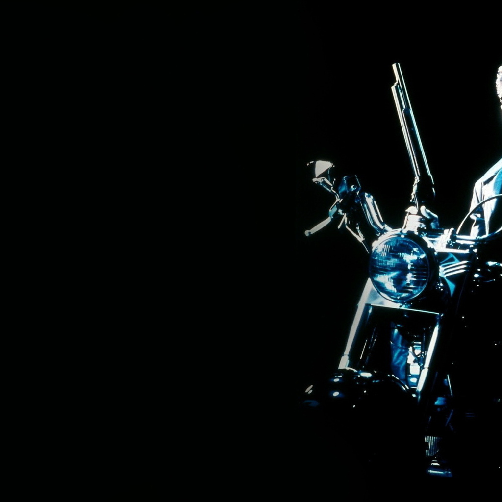 Терминатор на мотоцикле