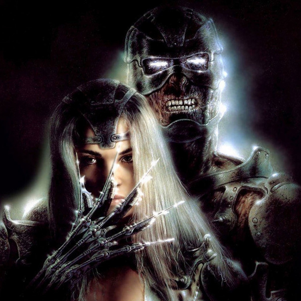 Девушка в объятьях монстра