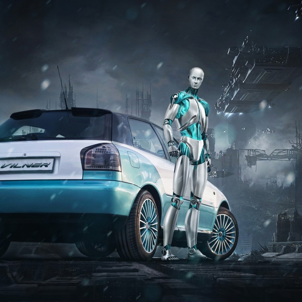 Робот у автомобиля