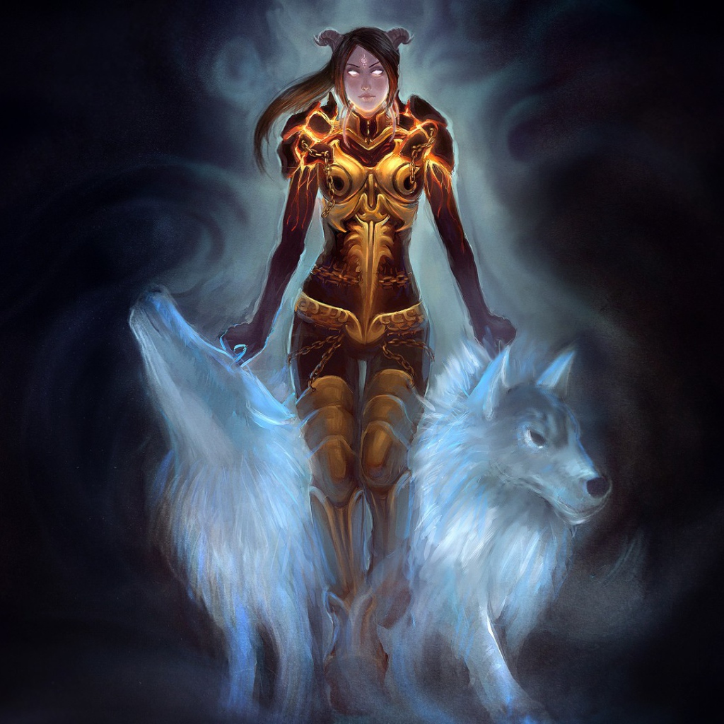 Шаман и волк