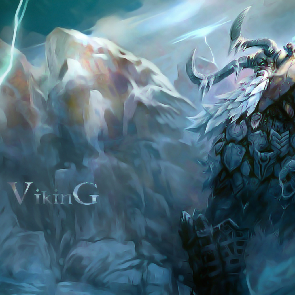 Викинг в горах