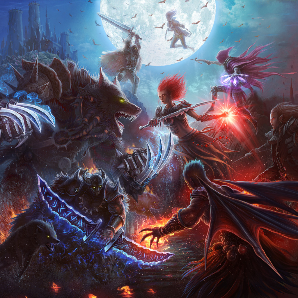 Война вампиров с оборотнями