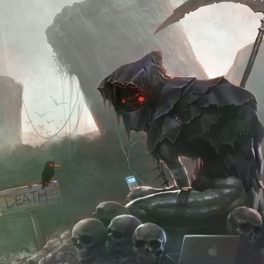 Смерть с ноутбуком Apple