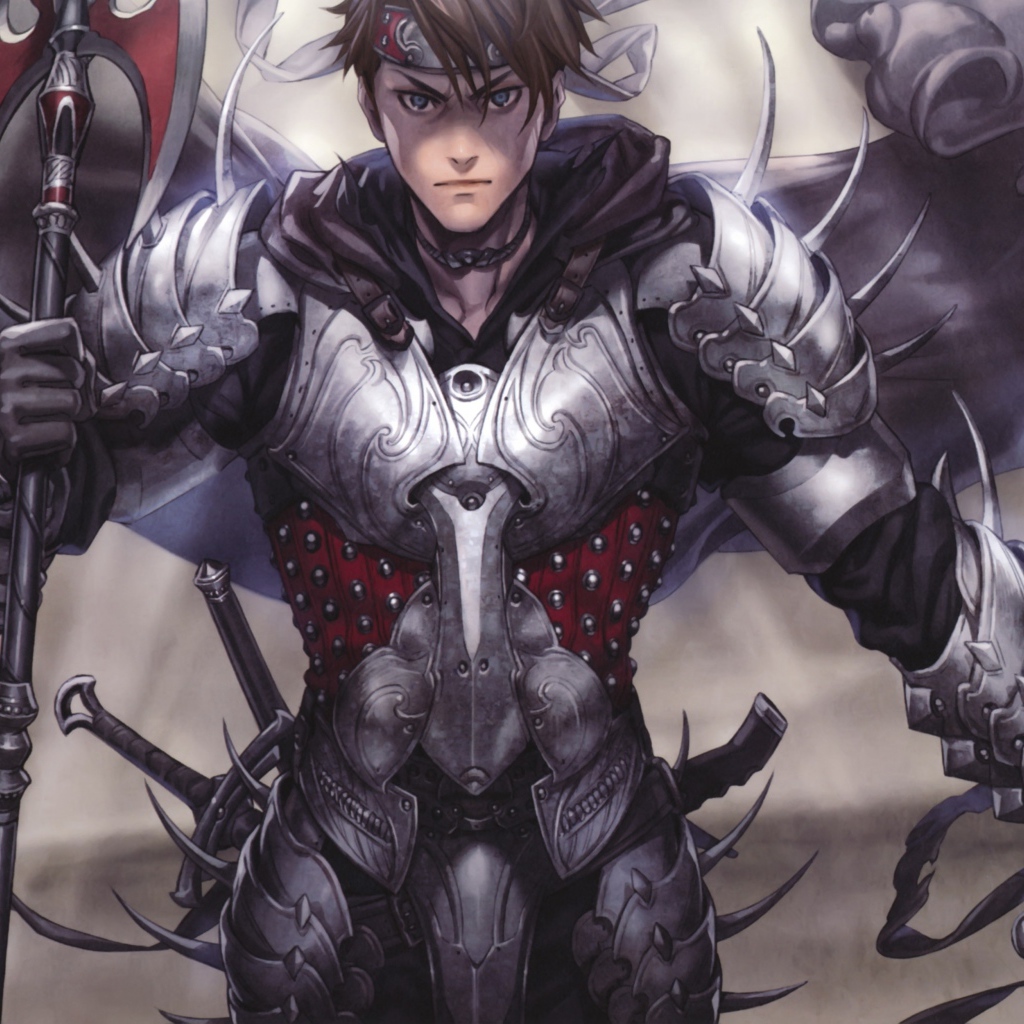 Воин в доспехах и с оружием