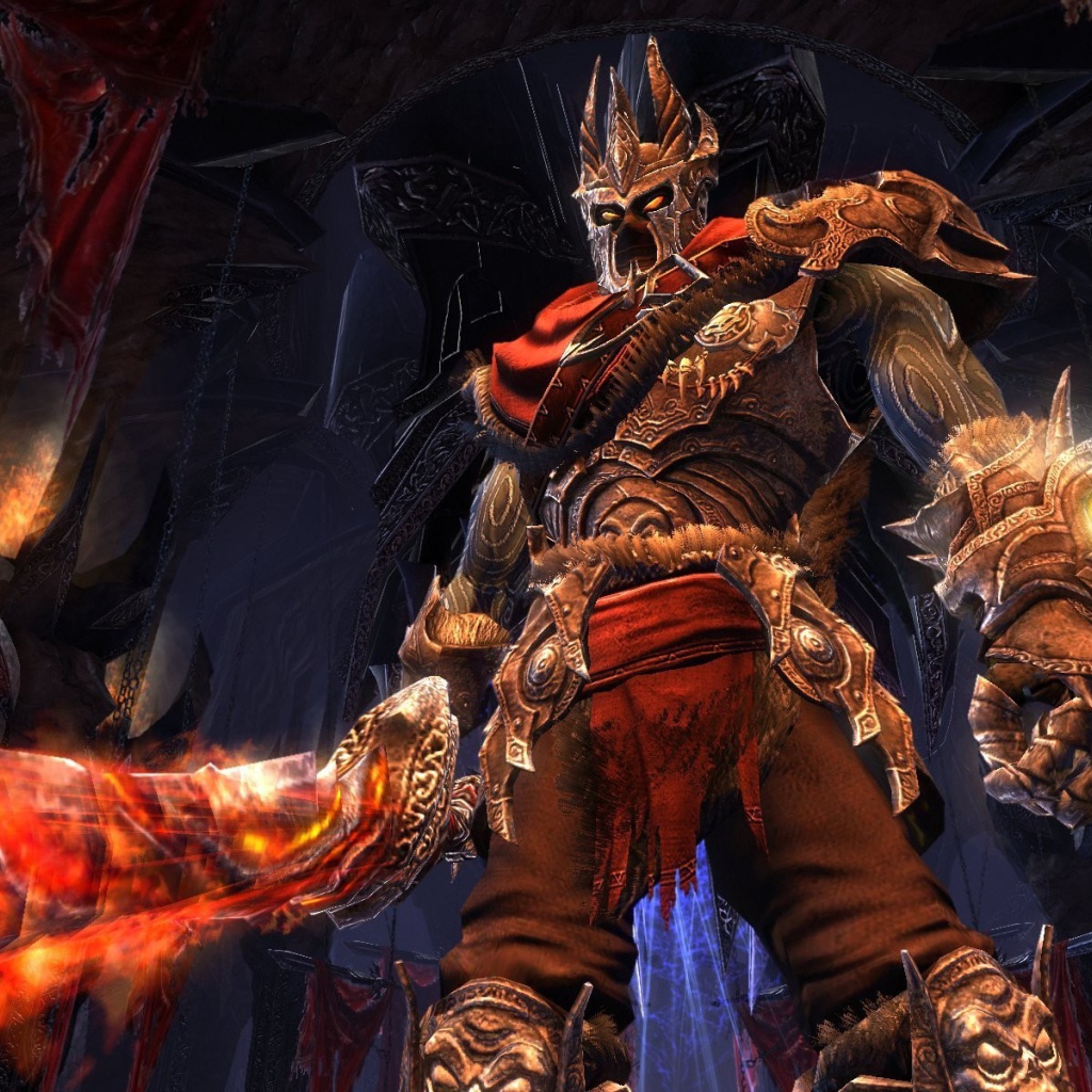 Воин с огненным мечом