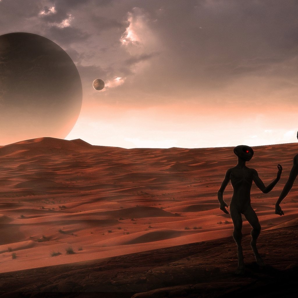 Инопланетяне на марсе