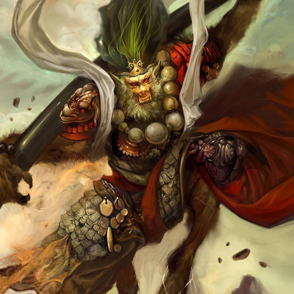 Рисунок фантастического монстра