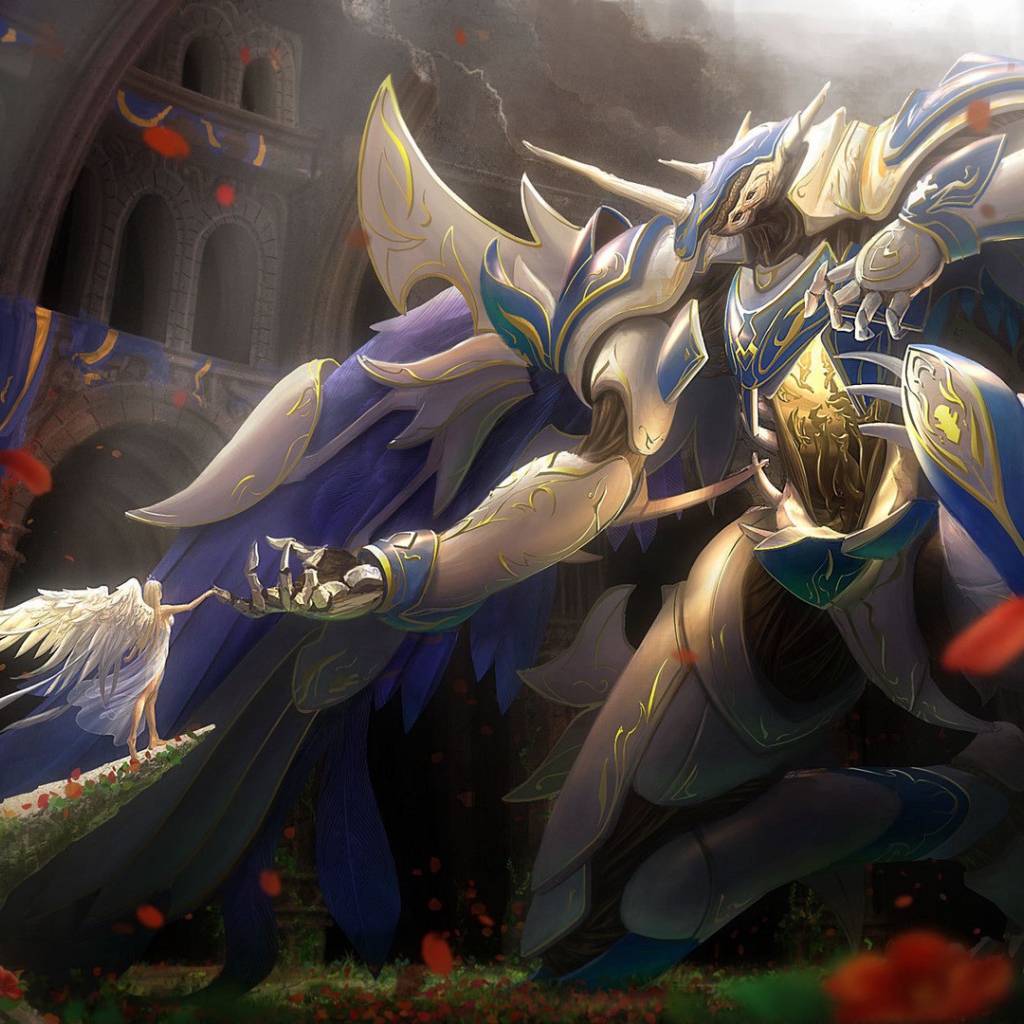 Ангел и большой монстр