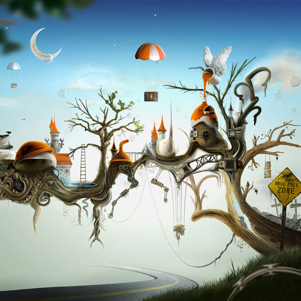 Город на деревьях