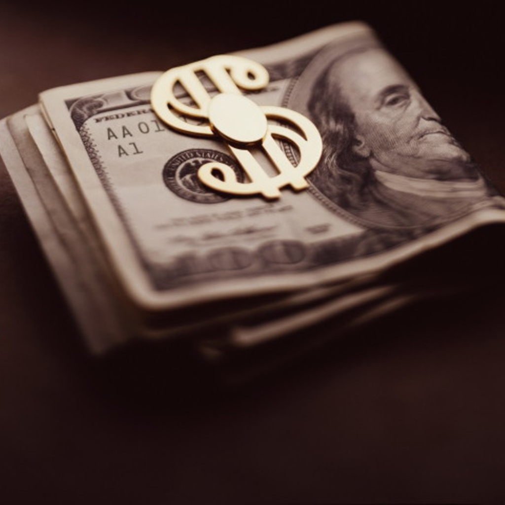 Заколка для долларов