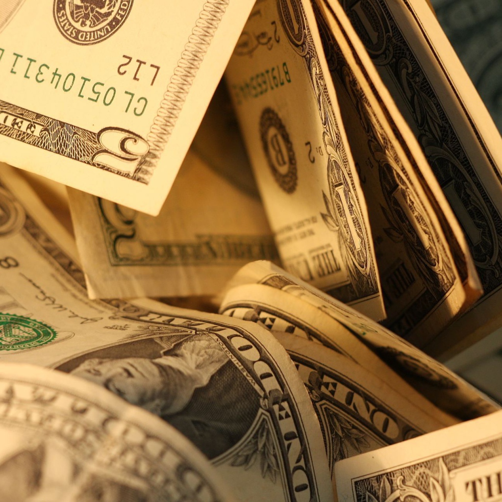 Мятые доллары