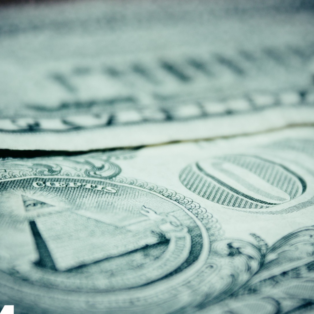 Рисунок на долларе